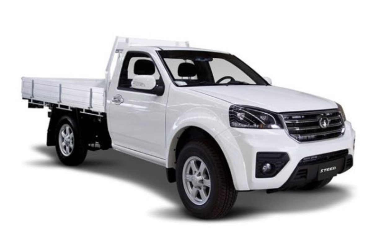 Single cab ute white